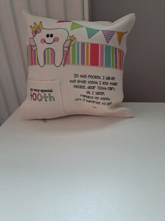 Tooth fairy cushion