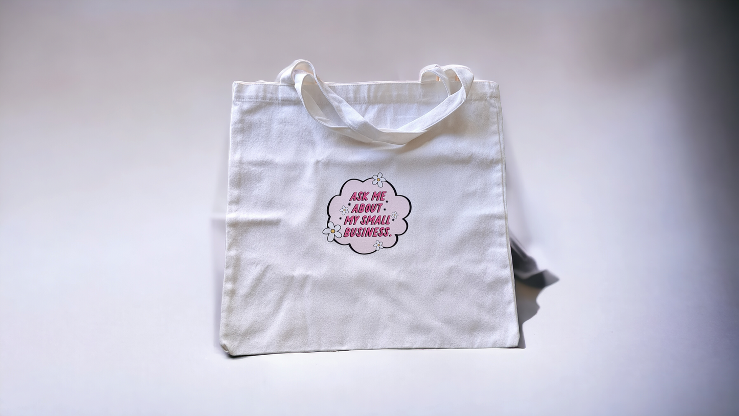 Ask me about....Tote bag