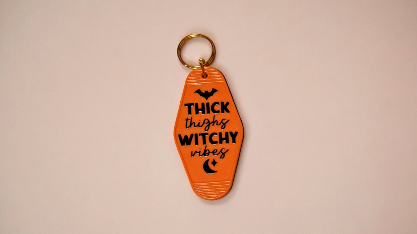 Witchy vibes Motel style keyring