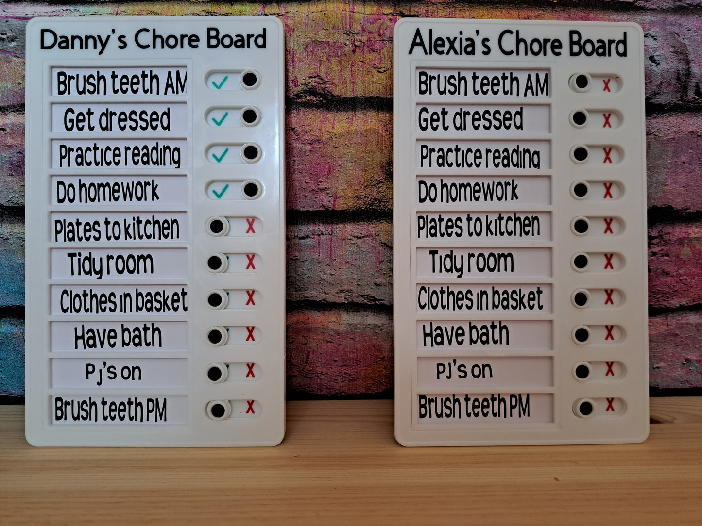 Personalised Chore Boards